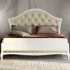 Wohnen 180x200 Designbett mit Chesterfield Kopfteil - Valganios