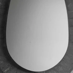 New Wohnen 70x110 Eiförmiger Spiegel mit breitem Rahmen - Janilea