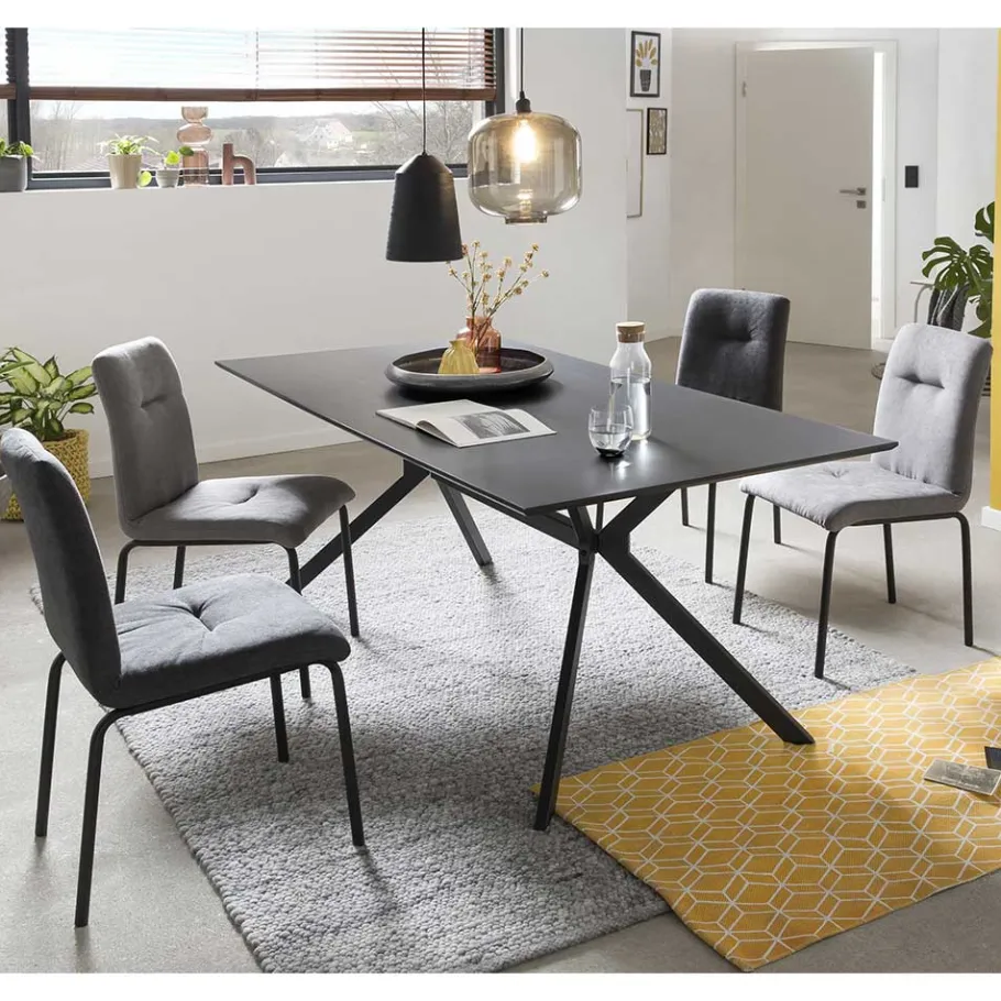Discount Wohnen 180x90 Esstisch & vier Stühle - Pena (fünfteilig)