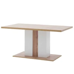 Hot Wohnen 160x90 Esstisch mit Säulenfuß zweifarbig - Caldri