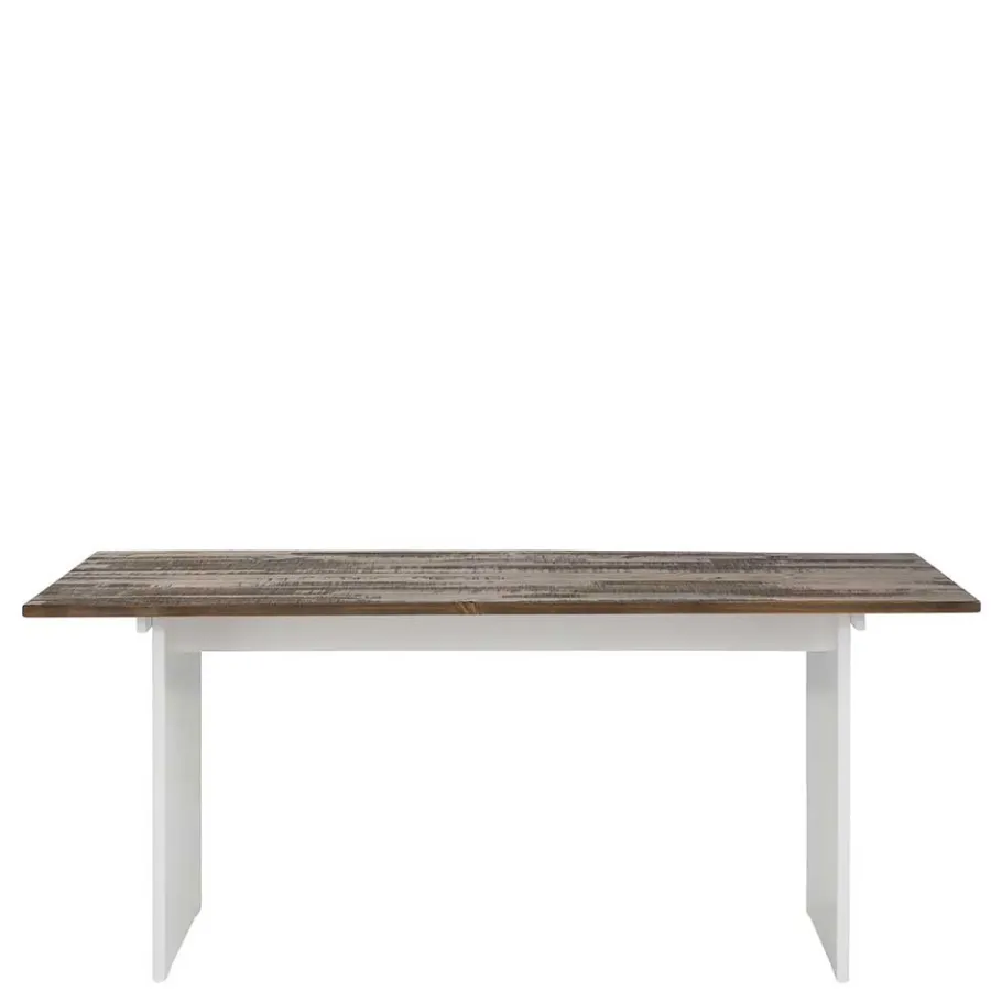 Wohnen 180x90 Esstisch mit Wangengestell zweifarbig - Chihu
