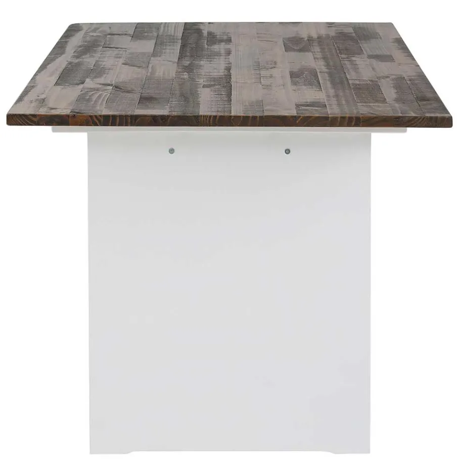 Wohnen 180x90 Esstisch mit Wangengestell zweifarbig - Chihu