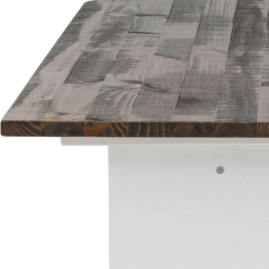 Wohnen 180x90 Esstisch mit Wangengestell zweifarbig - Chihu