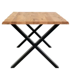 Wohnen 240x95 Esstisch mit X Füßen aus Stahl - Malawi