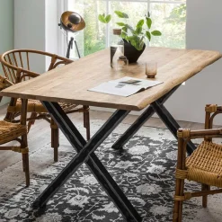 Online Wohnen 160x85 Esszimmertisch aus Mangoholz - Bastiono