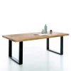 Clearance Wohnen 200x100 Esszimmertisch mit U-Gestell Schwarz - Arello