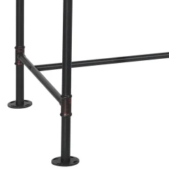 Outlet Wohnen 122x63 Factory Schreibtisch aus Metall - Nenvia