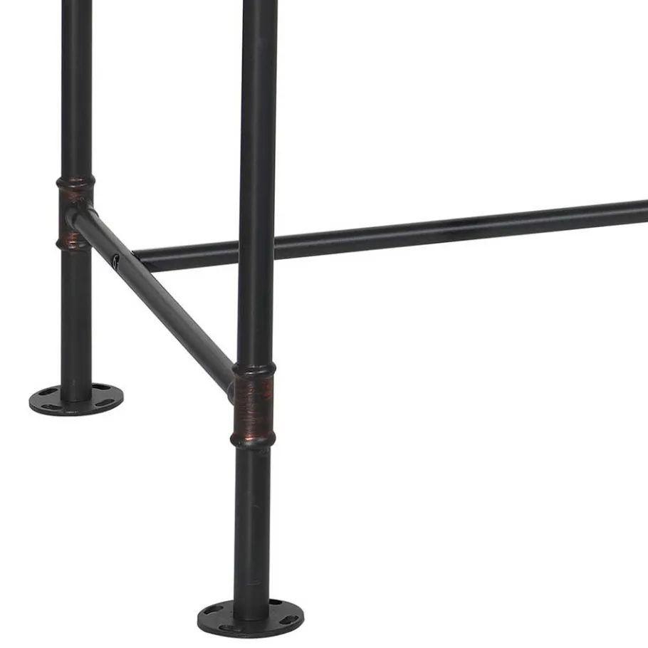 Outlet Wohnen 122x63 Factory Schreibtisch aus Metall - Nenvia