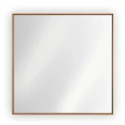 Best Wohnen 80x80 Garderobenspiegel mit Holzrahmen - Zonga