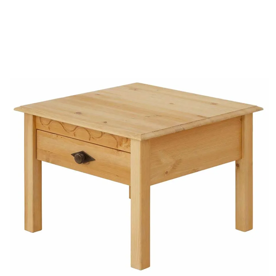 Discount Wohnen 60x60 Landhaus Couchtisch geölt & gebeizt - Ondarroa