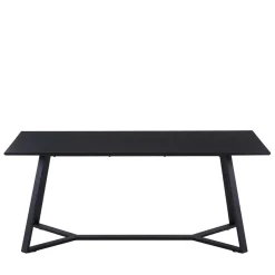 Wohnen 180x90 Loft Designtisch in Anthrazit - Onias