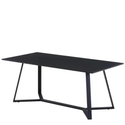 Wohnen 180x90 Loft Designtisch in Anthrazit - Onias