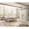 New Wohnen 140x200 Modern Country Bett & Schrank - Tramos (vierteilig)