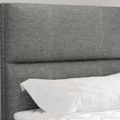 Clearance Wohnen 90x200 Polsterbett in Grau - Pandaua