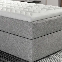 Clearance Wohnen 90x200 Polsterbett in Grau - Pandaua