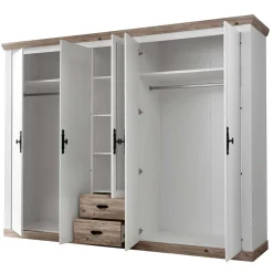 New Wohnen 180x200 Schlafzimmer Möbel komplett - Nedita I (vierteilig)
