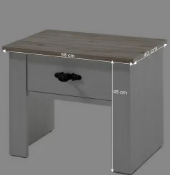 New Wohnen 180x200 Schlafzimmer Möbel komplett - Nedita I (vierteilig)