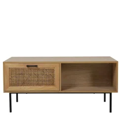 Sale Wohnen 110x59 Skandi Couchtisch mit Wiener Geflecht - Esholda