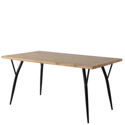 Clearance Wohnen 150x90 Skandi Designtisch in Eiche Dekor - Euskal