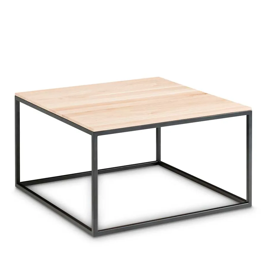 Online Wohnen 70x70 Sofa Wohnzimmertisch in Eiche Hell - Levirenas