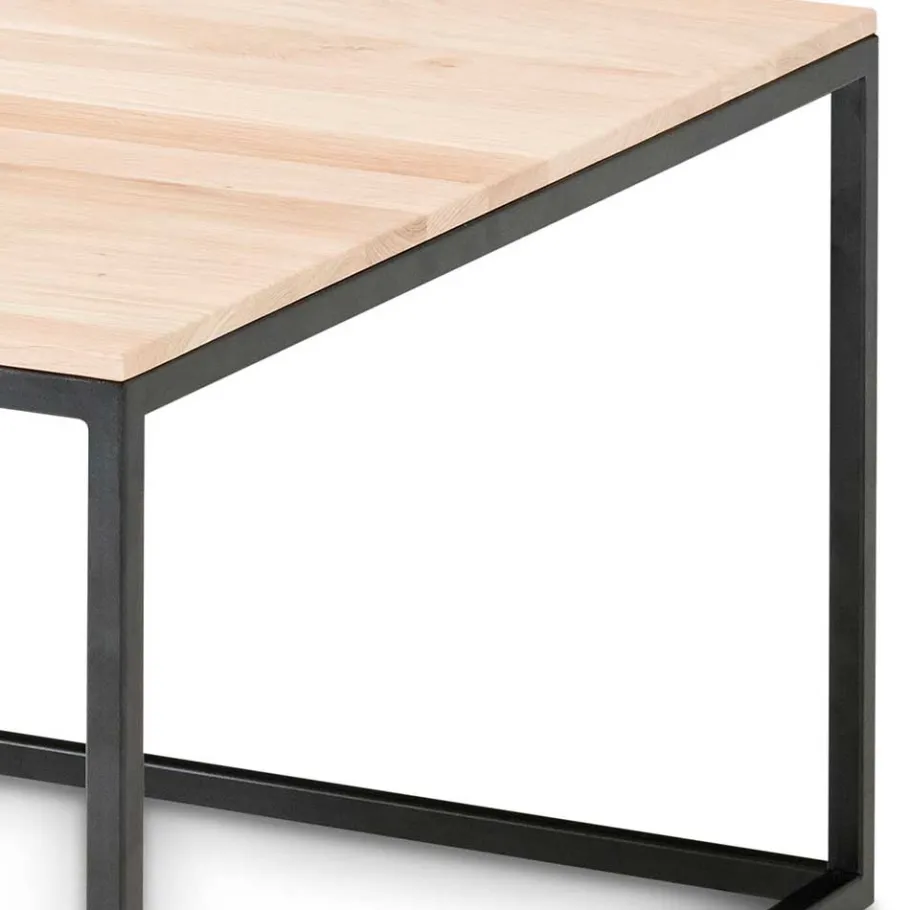 Online Wohnen 70x70 Sofa Wohnzimmertisch in Eiche Hell - Levirenas