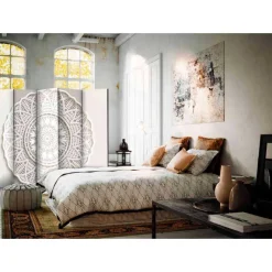 Online Wohnen 225x172 Spanische Wand in Beige Weiß - Gromany