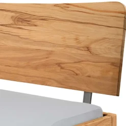 Online Wohnen 140x200 Wildbuche Bett mit Metallfüßen - Ethina