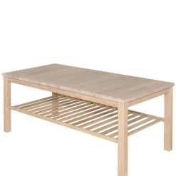 Discount Wohnen 120x60 Wohnzimmer Sofatisch im Skandi Design - Calvin