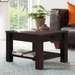 Clearance Wohnen 60x60 Wohnzimmer Sofatisch in Wengefarben - Sara