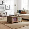 Online Wohnen 90x60 Wohnzimmer Truhentisch im Shabby Style - Slinida