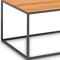 Outlet Wohnen 100x60cm Sofatisch aus Holz Asteiche - Kapulka