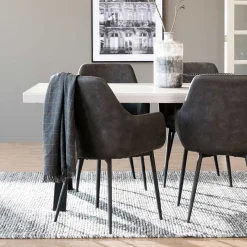 Online Wohnen X-Fuß Tisch Essplatz für 6 Personen - Freshna (siebenteilig)