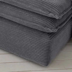 Sale Wohnen XL Sessel mit Hocker in Anthrazit - Ruffos (zweiteilig)