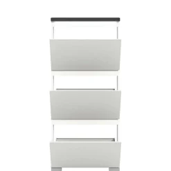 Online Wohnen 60x127x18 60 cm breiter Schuhschrank mit drei Walzen - Suad
