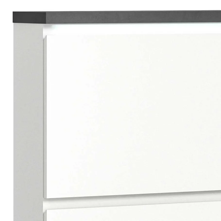 Online Wohnen 60x127x18 60 cm breiter Schuhschrank mit drei Walzen - Suad