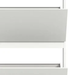 Online Wohnen 60x127x18 60 cm breiter Schuhschrank mit drei Walzen - Suad