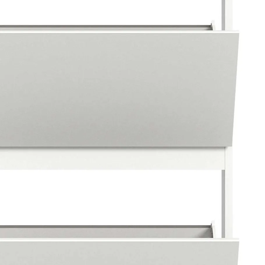 Online Wohnen 60x127x18 60 cm breiter Schuhschrank mit drei Walzen - Suad