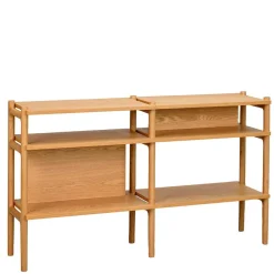 Best Wohnen 140x81x36 4 Fächer Regal in modernem Design - Ulapos