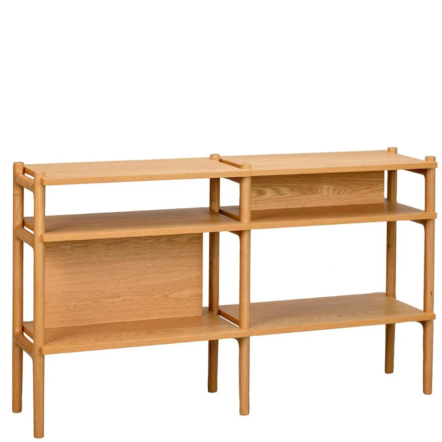 Best Wohnen 140x81x36 4 Fächer Regal in modernem Design - Ulapos