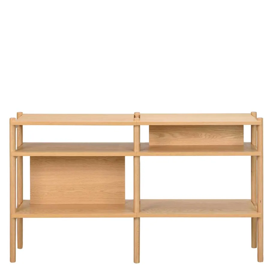 Best Wohnen 140x81x36 4 Fächer Regal in modernem Design - Ulapos