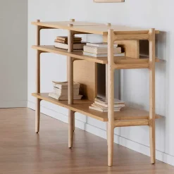 Best Wohnen 140x81x36 4 Fächer Regal in modernem Design - Ulapos