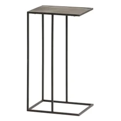 Outlet Wohnen 40x70x30 Anstelltisch in Bronze und Schwarz - Haik