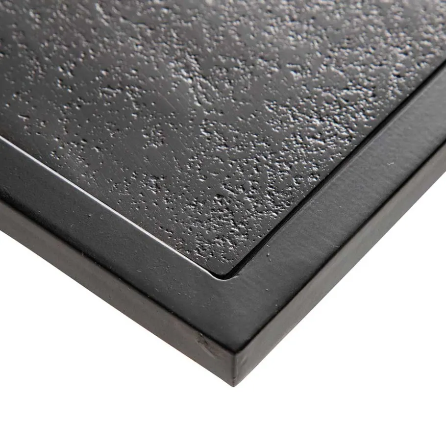 Outlet Wohnen 40x70x30 Anstelltisch in Bronze und Schwarz - Haik