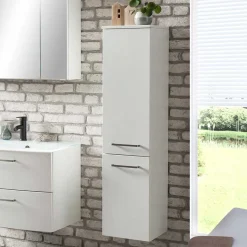 New Wohnen 30x135x35 Bad Hochschrank für Stand- & Wandmontage - Anjunica