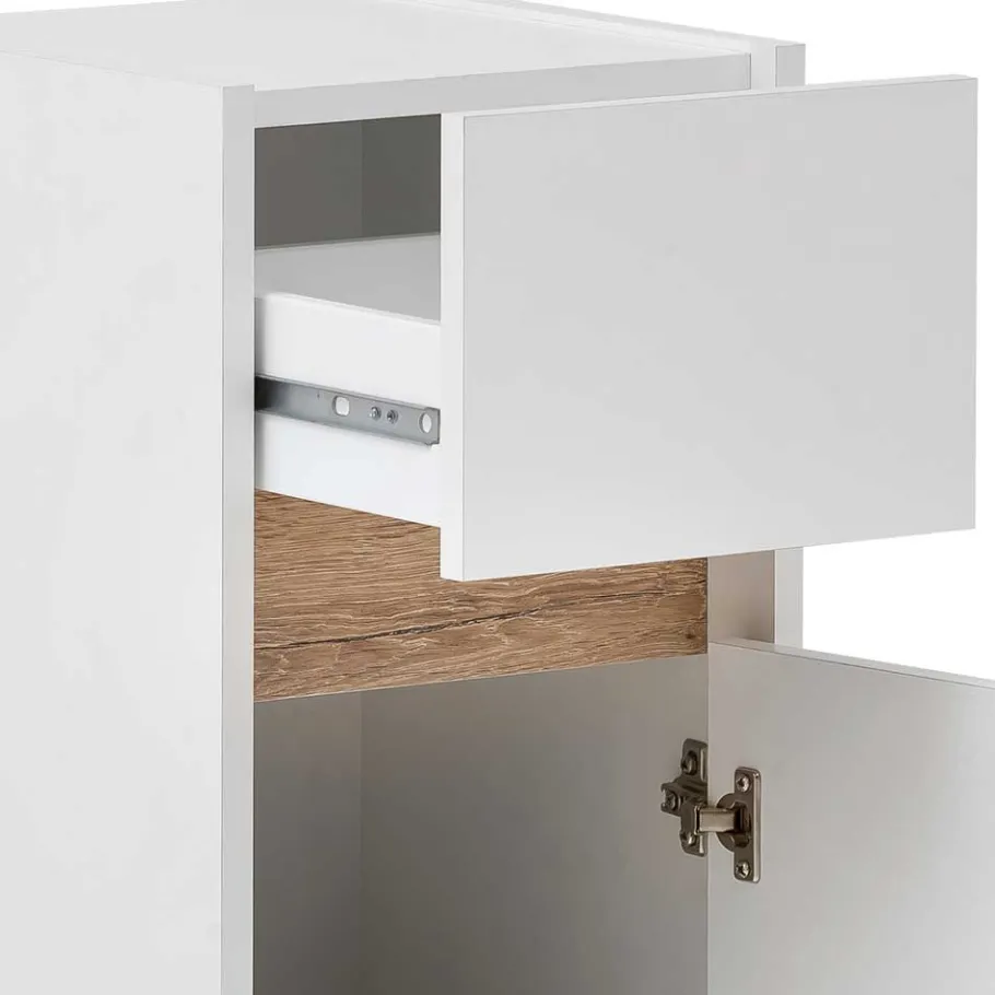 Sale Wohnen 31x85x33 Bad Unterschrank mit Tür & Schublade - Etravia