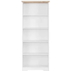 Clearance Wohnen 75x180x30 Bücher Regal mit fünf Fächern - Akedra