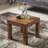 Wohnen 45x40x45 Beistelltisch aus Massivholz Sheesham - Hoslo