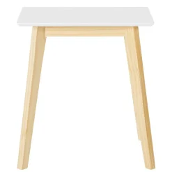 Online Wohnen 52x59x38 Beistelltisch in Weiß & Kiefer - Ivonas
