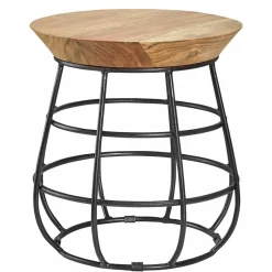 Outlet Wohnen 45x46x45 Beistelltisch mit Gittergestell - Zynadon