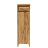 Hot Wohnen 30x90x30 Blumensäule Schrank aus Wildeiche massiv - Dancona